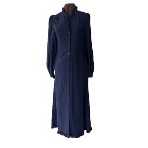 & Other Stories Paris Atelier's Navy Midi Shirtdress